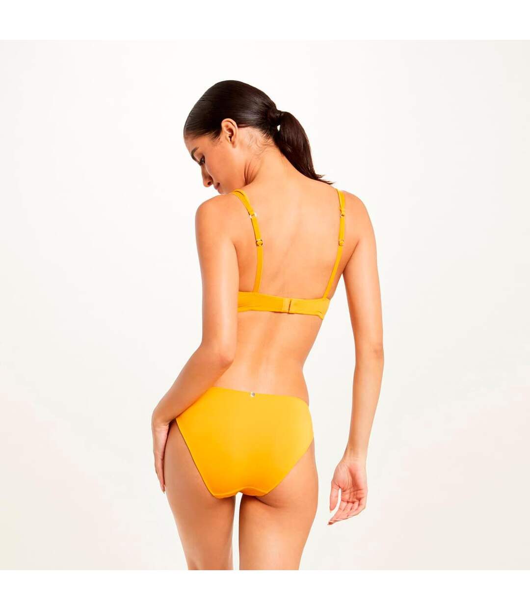 Soutien-gorge corbeille jaune Zelie