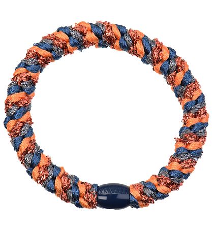 Kknekki Haargummi - Blau/Orange Glitzer