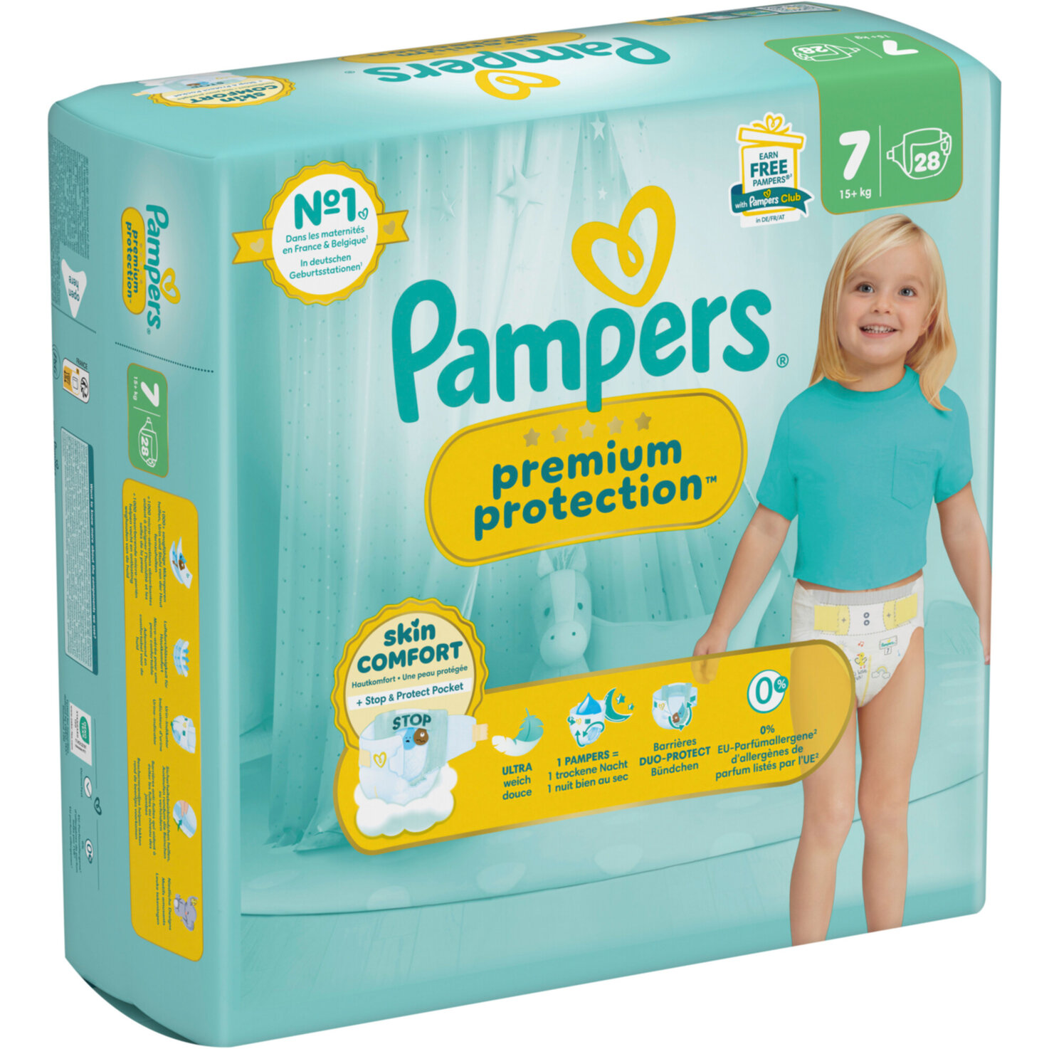 Pampers Premium Protection Gr.7 Extra Large 15+kg 28 Windeln