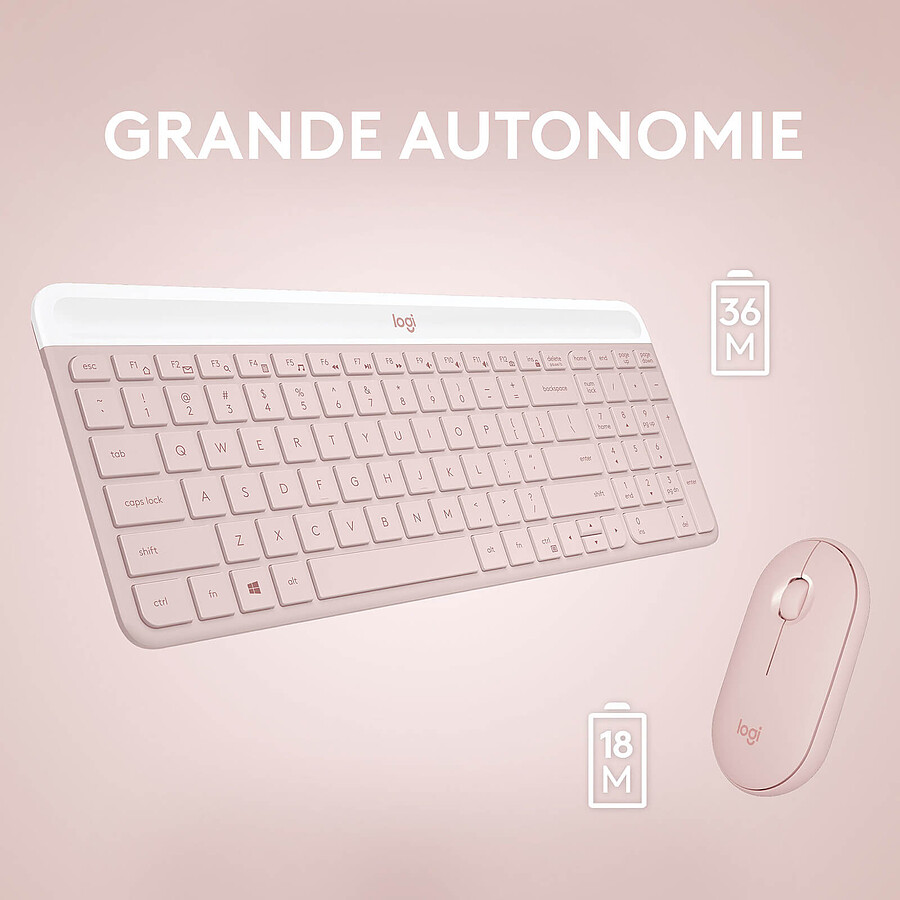 Logitech MK470 - Rose