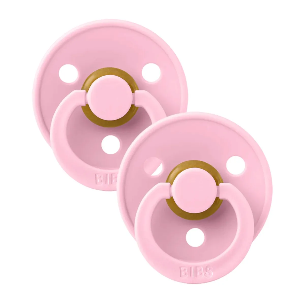 Bibs Suce Bibs 0-6mois Paquet de 2 - Rose  (Grandeur 1)