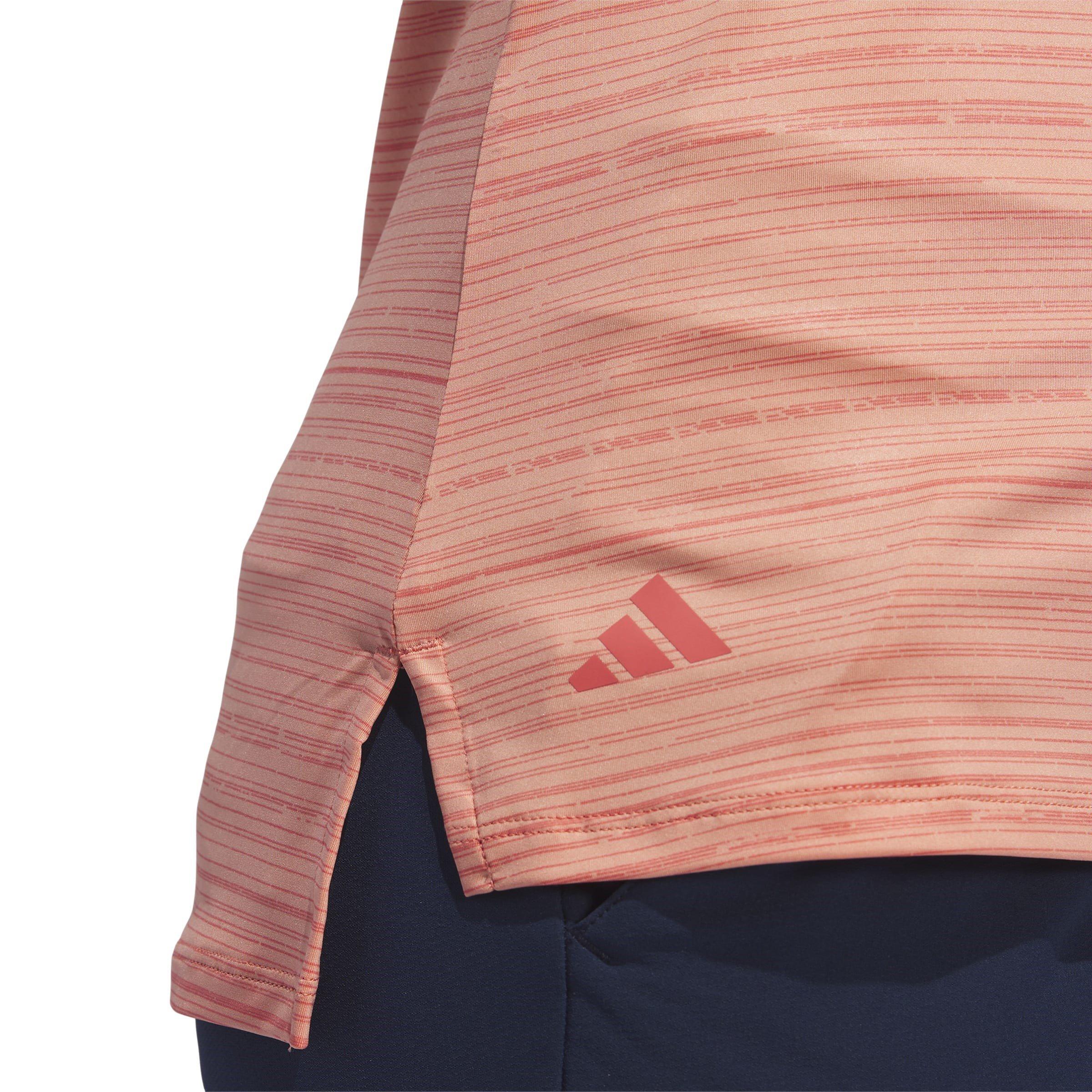 adidas Ultimate365 Stripe Sleeveless Polo Shirt Womens