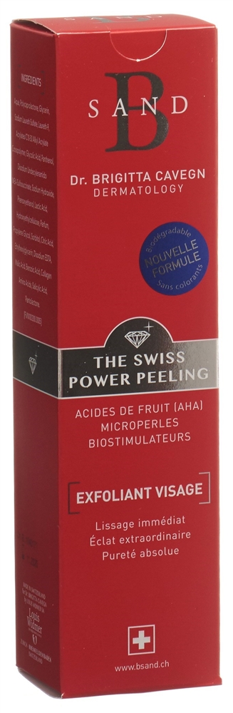 B SAND The Swiss Power Peeling<br>50 ml, Tube, Anti-Aging