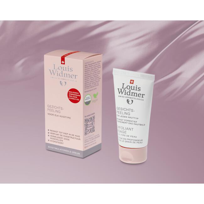 Louis Widmer Gezichtspeeling Exfoliant Licht Geparfumeerd 50 ML