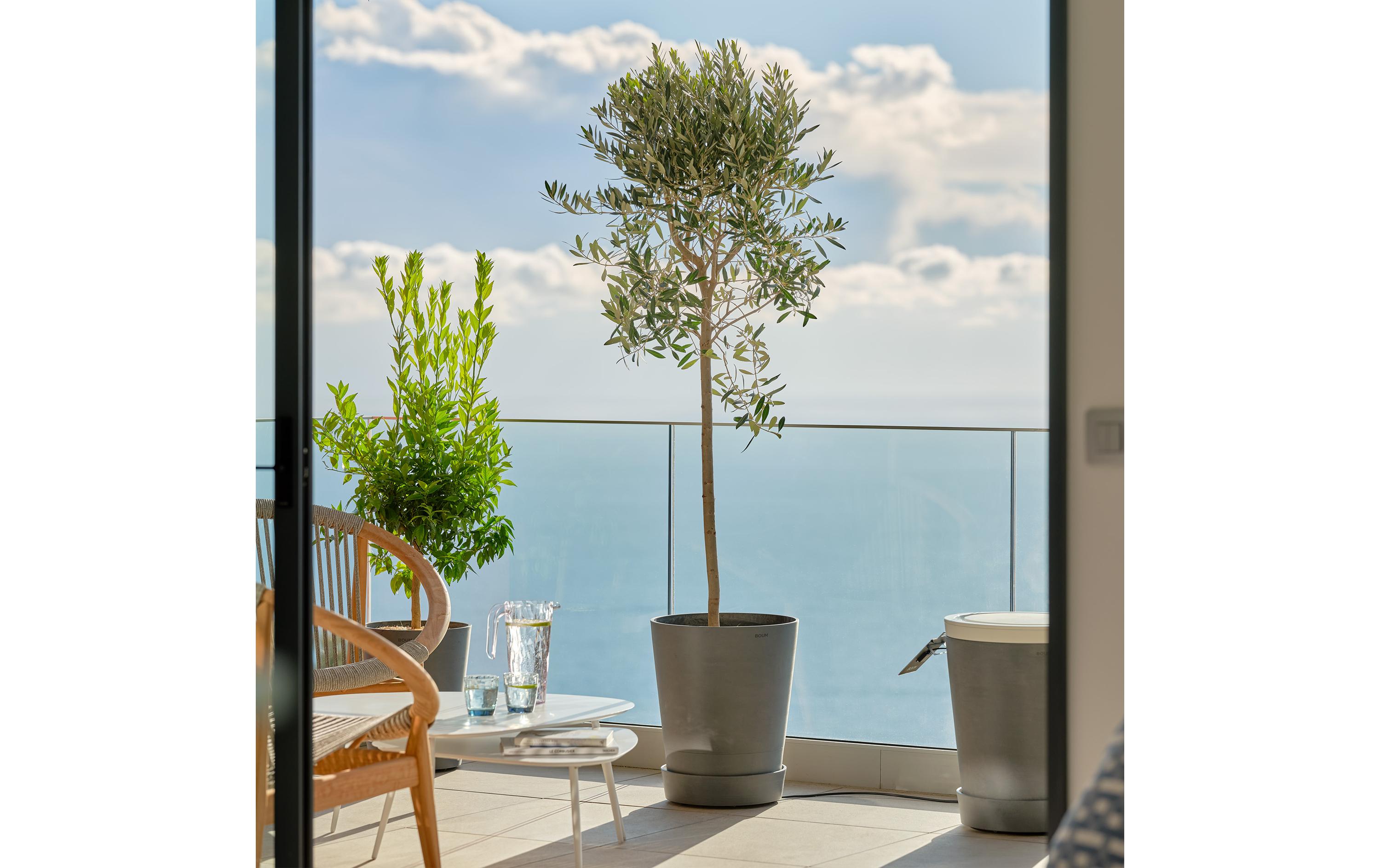 Pflanzentopf 30 L Pro Weiss30 l Pflanztopf mit innovativem Dochtsystem