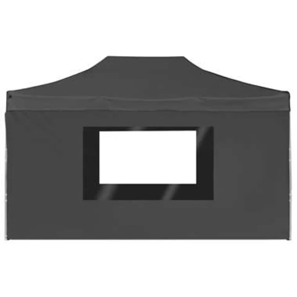 vidaXL - Partytent - Antraciet - Stof - 4.5 x 3 m