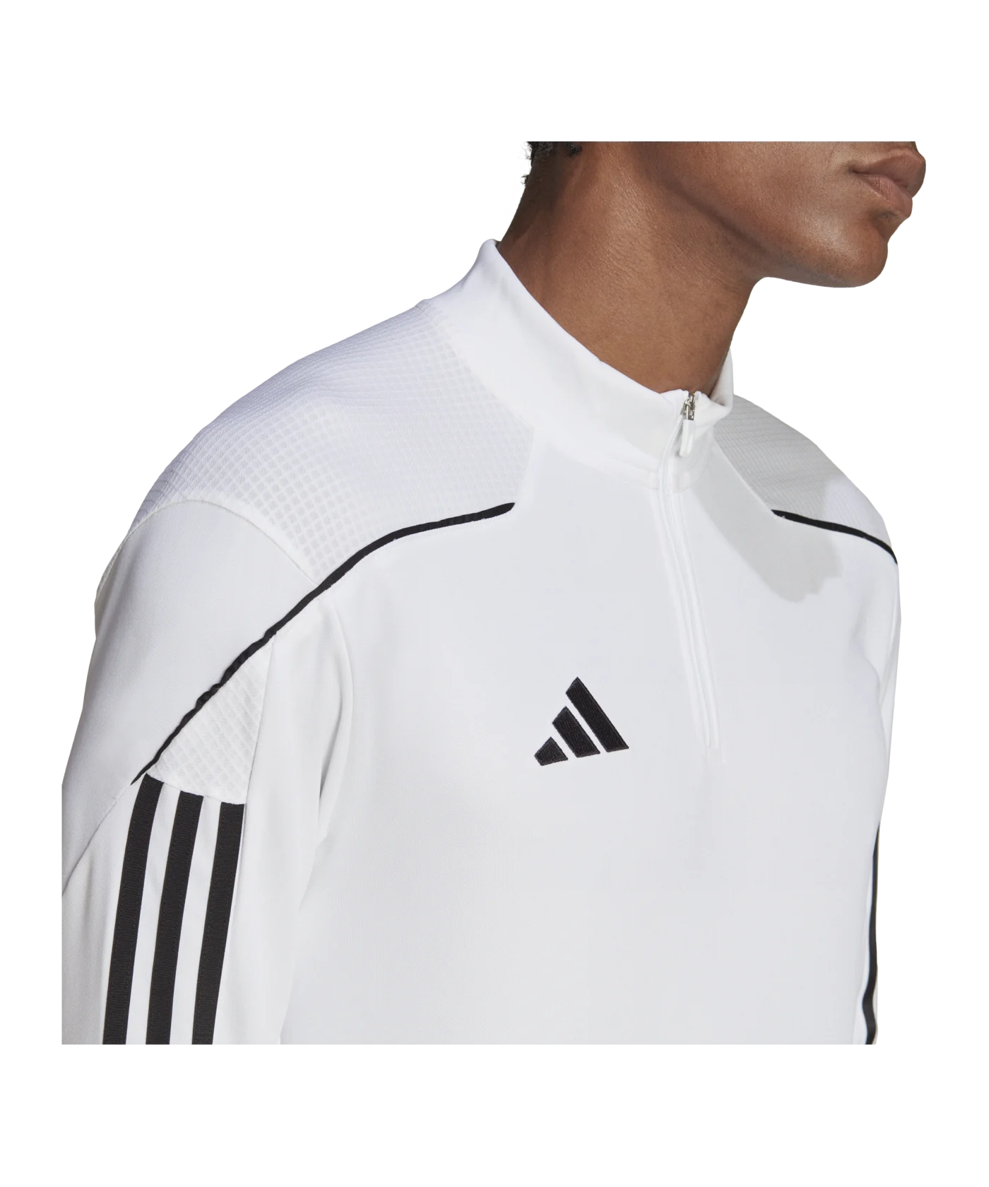 adidas Tiro 23 League HalfZip Sweatshirt Weiss