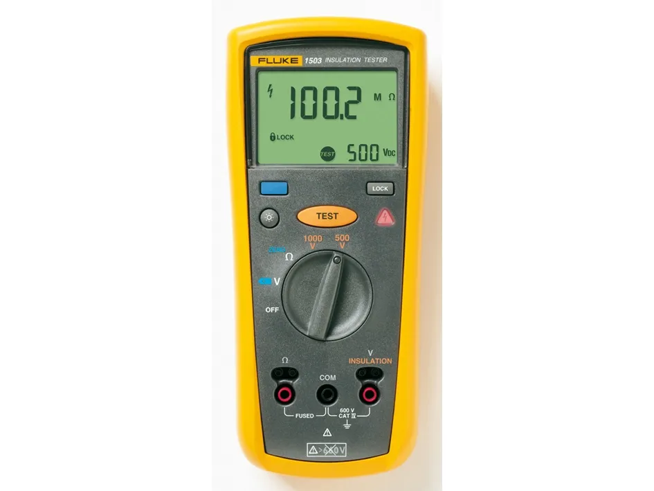 Fluke 1503 Isolationsmåler 500 V, 1000 V 2 GΩ