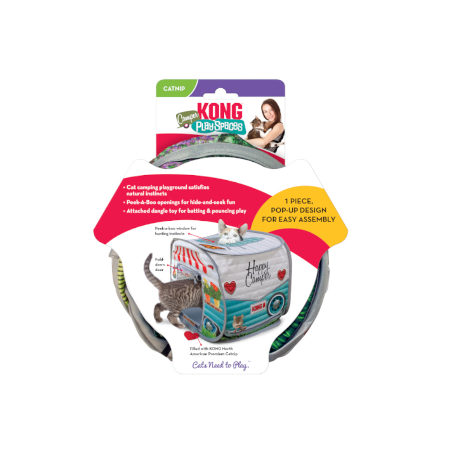 Casa de Brinquedo para Gatos Kong Play Spaces Camper