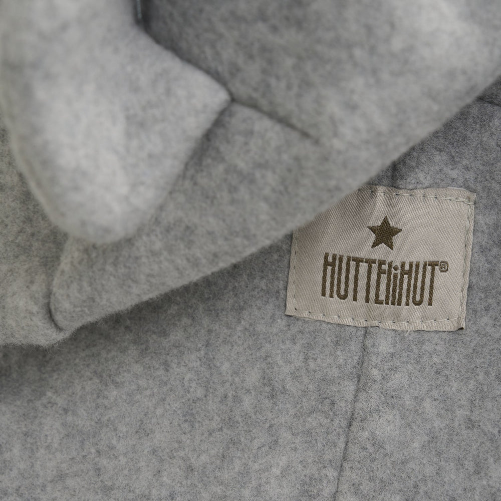 Køb Huttelihut Light Grey Melange Køredragt Ears Cot. Fleece