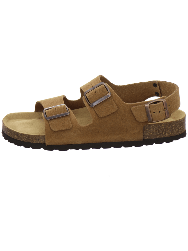 Sandalen Herren Leder cognac