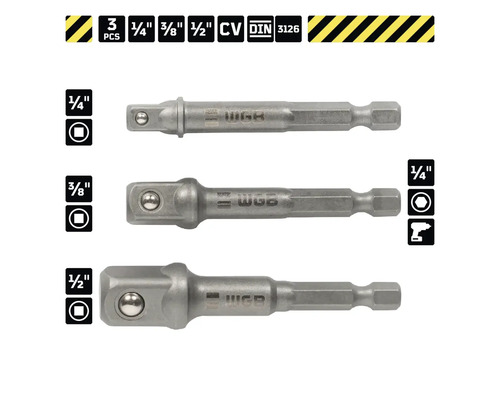 Adapterset WGB 3-delig