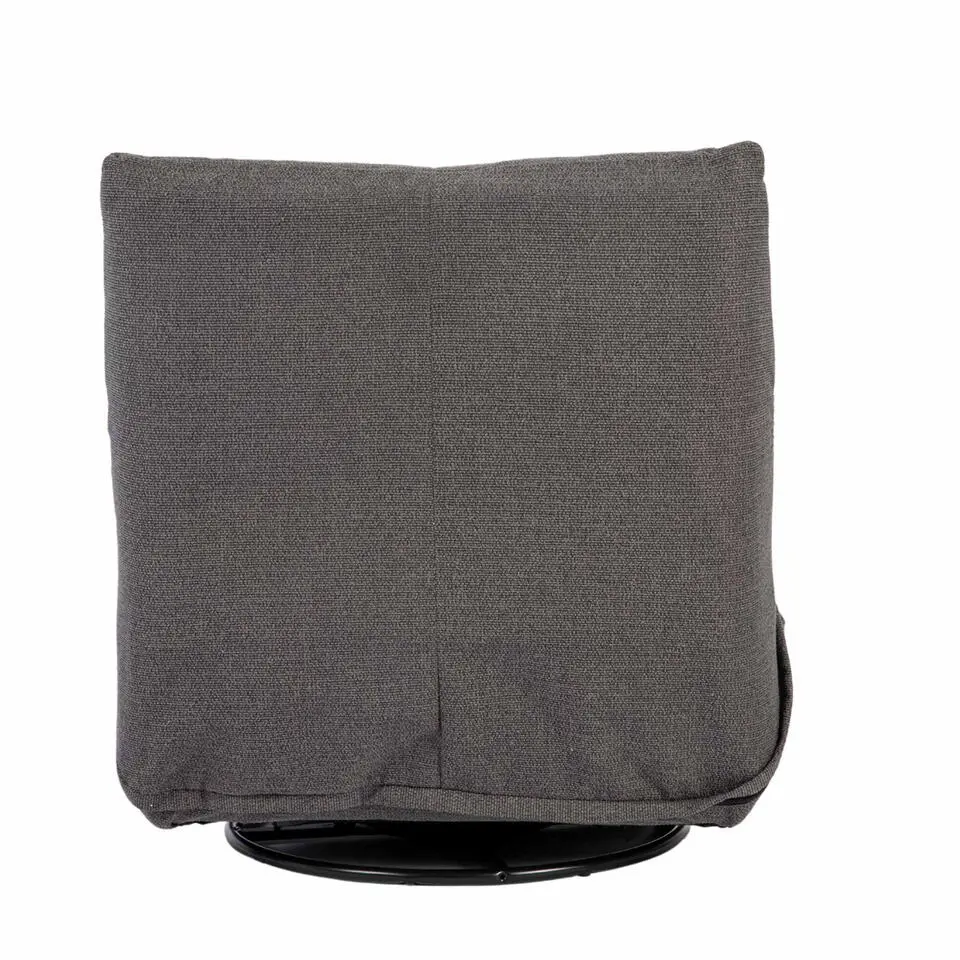 Fauteuil Donkergrijs - Draaibaar & Relaxfunctie - Lazy
