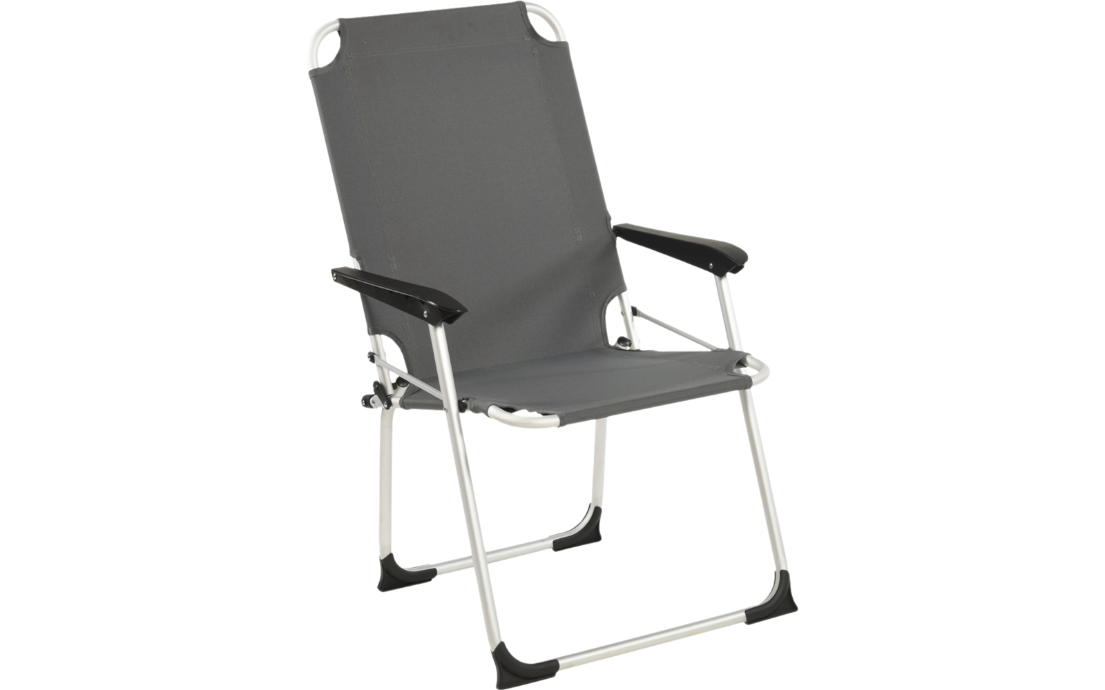 Wecamp Pirlo Klappstuhl 55 x 52 cm mit Duramesh Polster grau