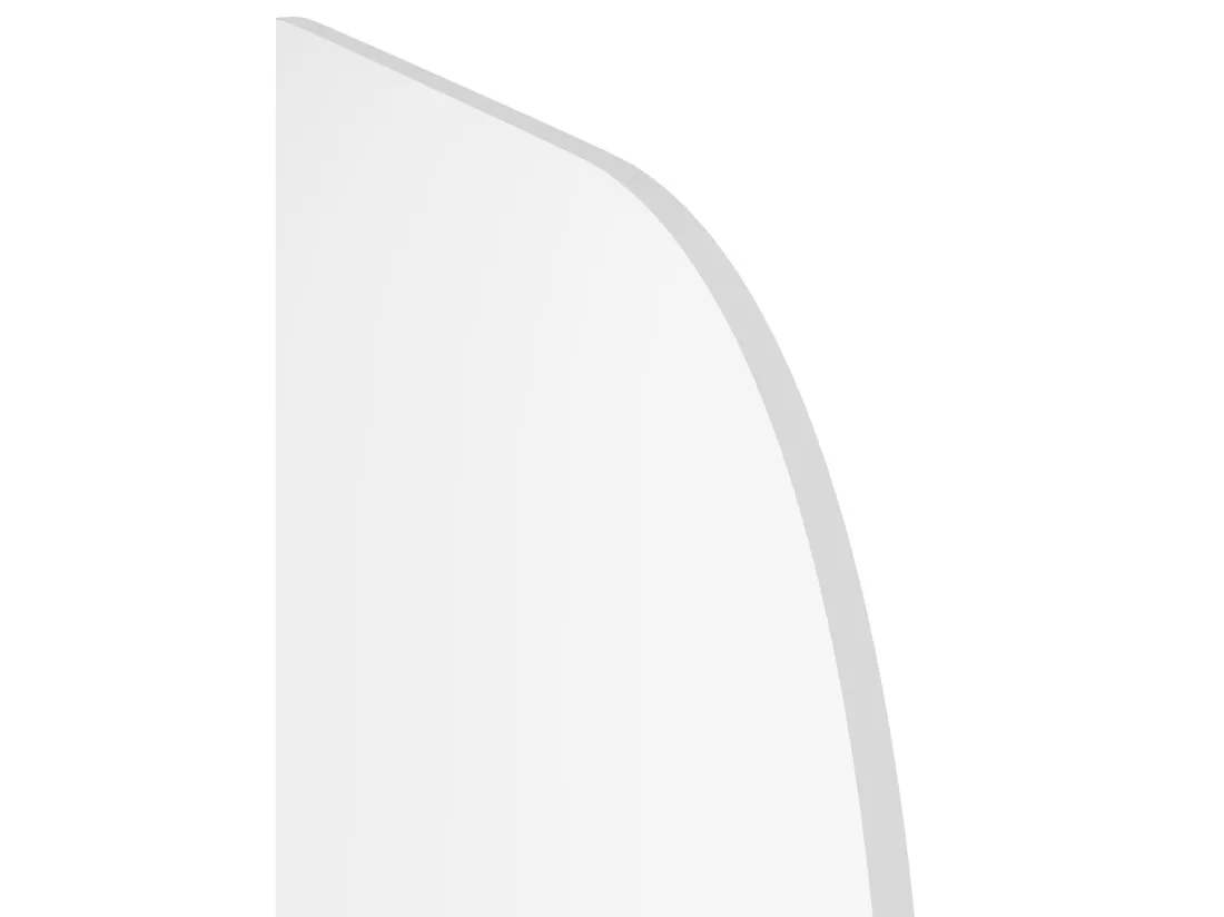 Pare baignoire réversible aux angles arrondis style industriel - 80x140 cm - TIMOUR