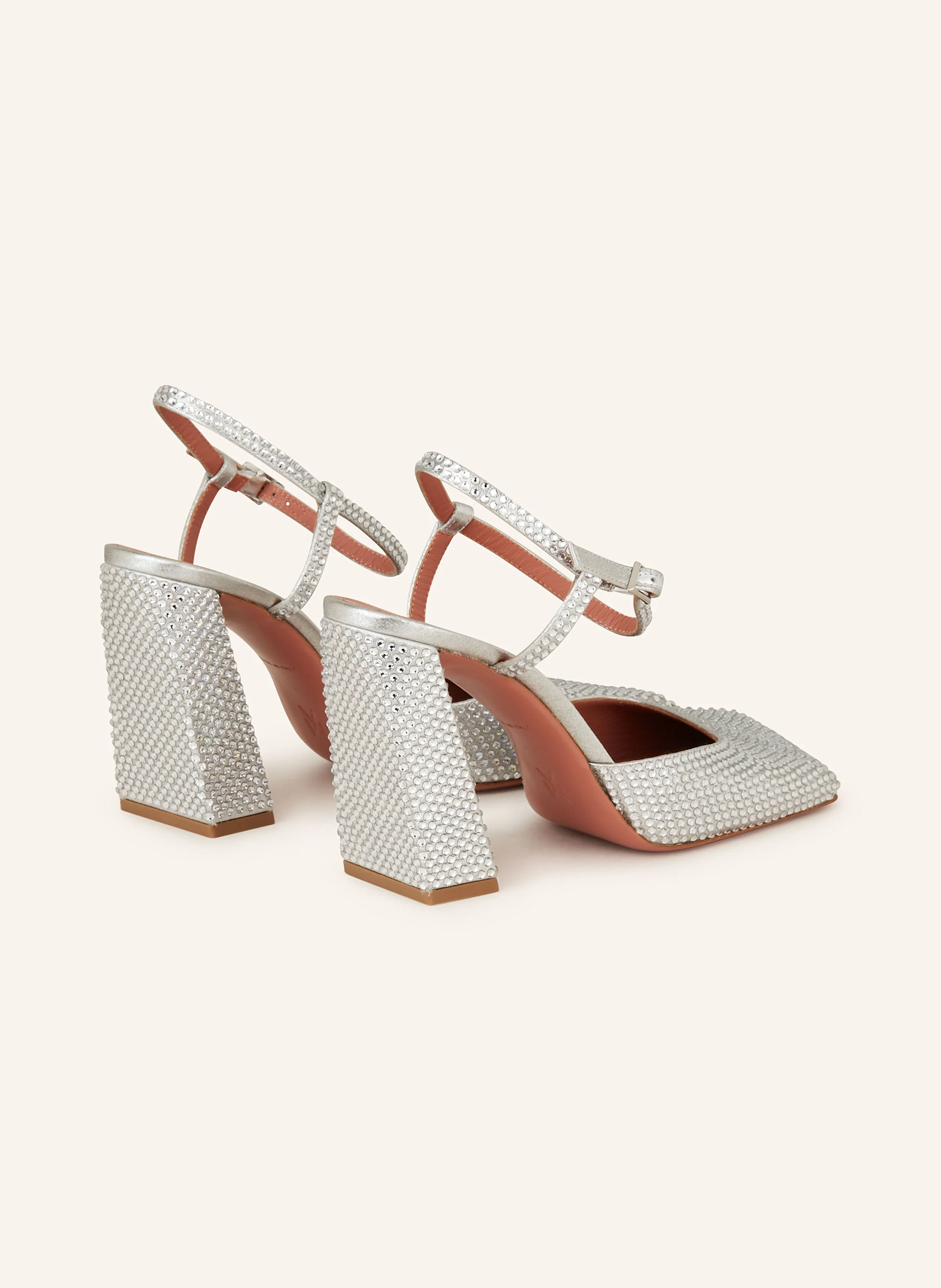 AMINA MUADDI Slingpumps CHARLOTTE mit Schmucksteinen