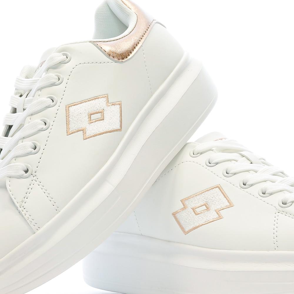 Lotto Baskets BLanches Femme Lotto Thirteen