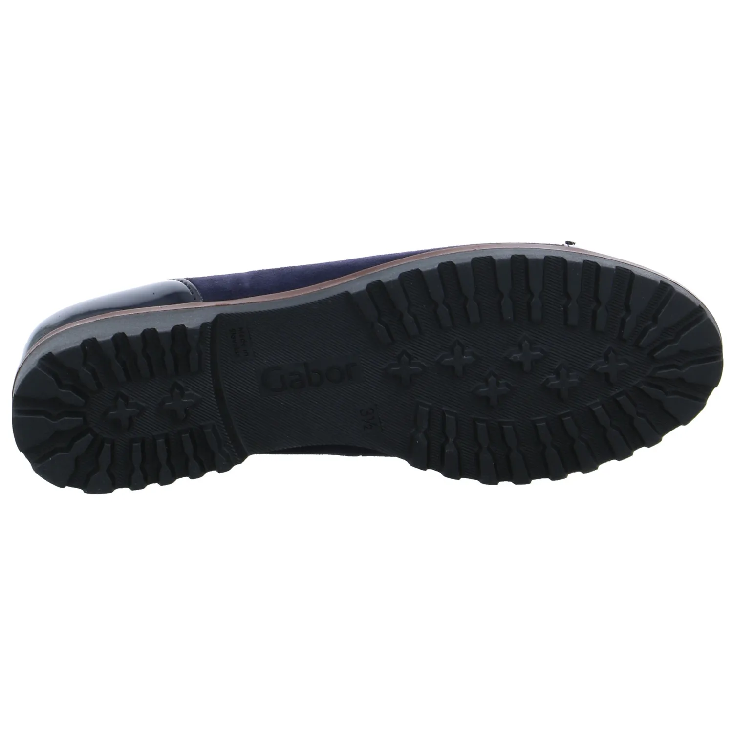 GABOR Ballerina Blau Leder