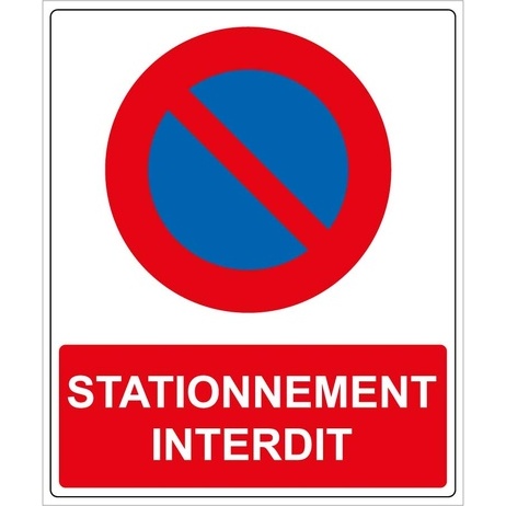 Panneau Sécurité Stationnement interdit