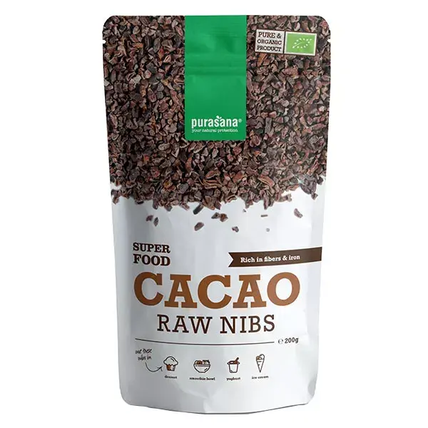 Nibs de cacau Purasana 200g