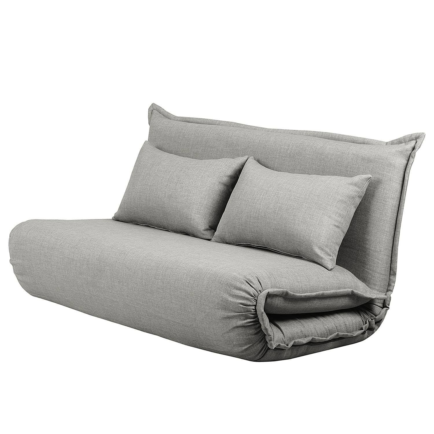 Mørteens Schlafsofa Jake Grau Webstoff Radis 150 x 75 x 85cm Skandi