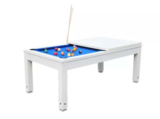 Table transformable - Billard SNOOKER - Hauteur ajustable - 207*114*79 cm