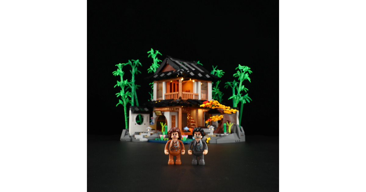 LumibricksRetro House - Bamboo House Constructiespeelgoed  (L9075)