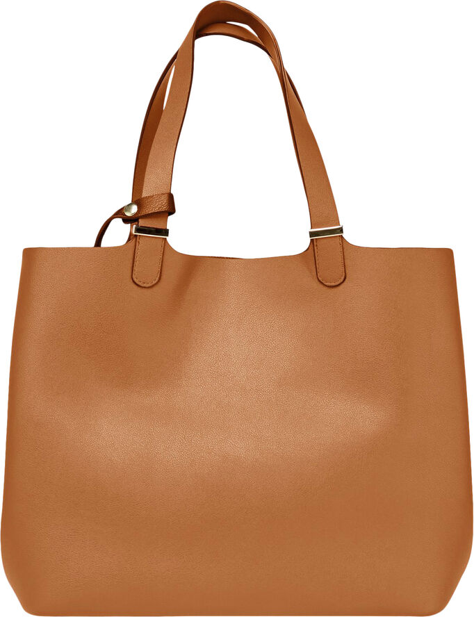 Pieces PCKOPA SHOPPER NOOS Cognac