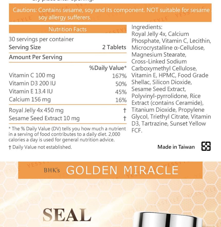 BHK's - Royal Jelly Tabletten
