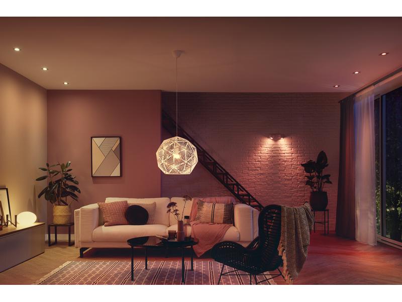Philips Hue Leuchtmittel White Ambiance E27 Einzelpack 1100 Per Bluetooth steuerbares Hue E27-Leuchtmittel