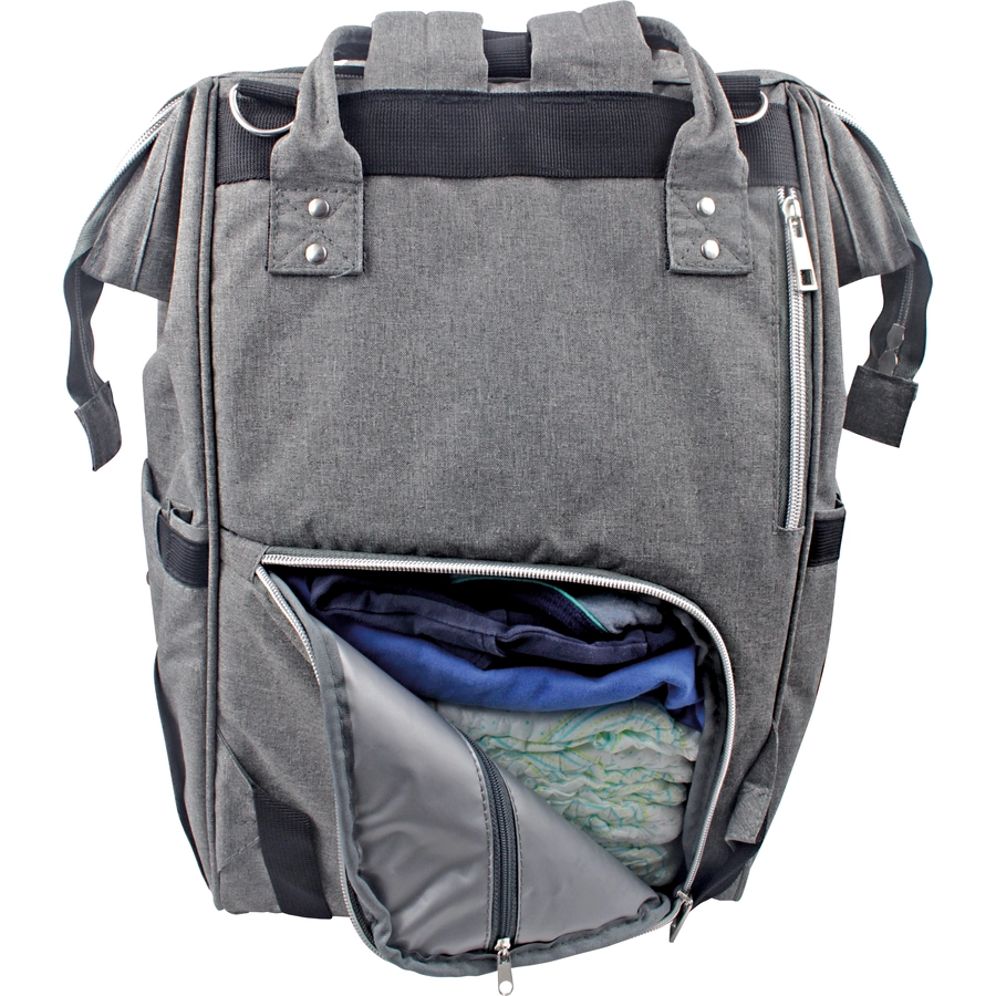 DOOKY Wickelrucksack Large Grey melange