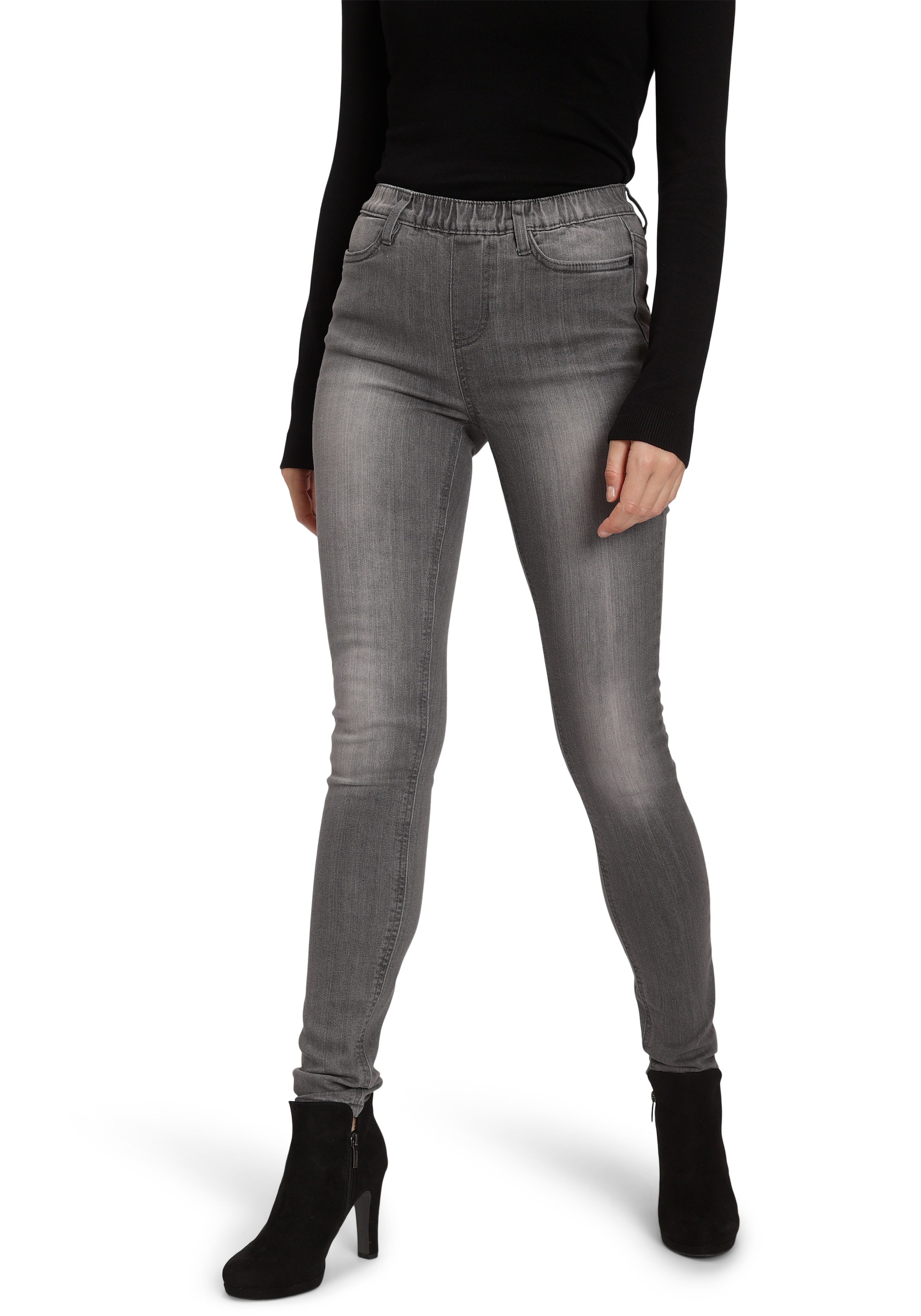 Flashlights Jeansjeggings, 2er-Packer Packung, enge Passform,  Röhrenjeans,  Used-Look-Waschung,  hohe Leibhöhe