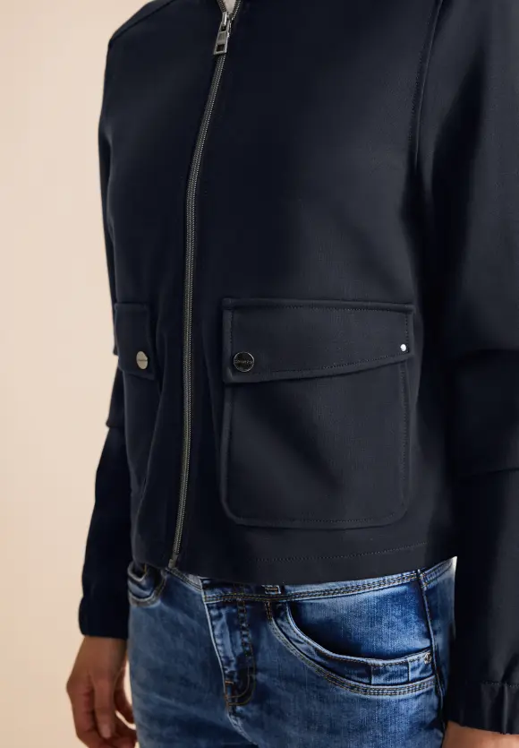 Loose Fit Jacke - deep blue