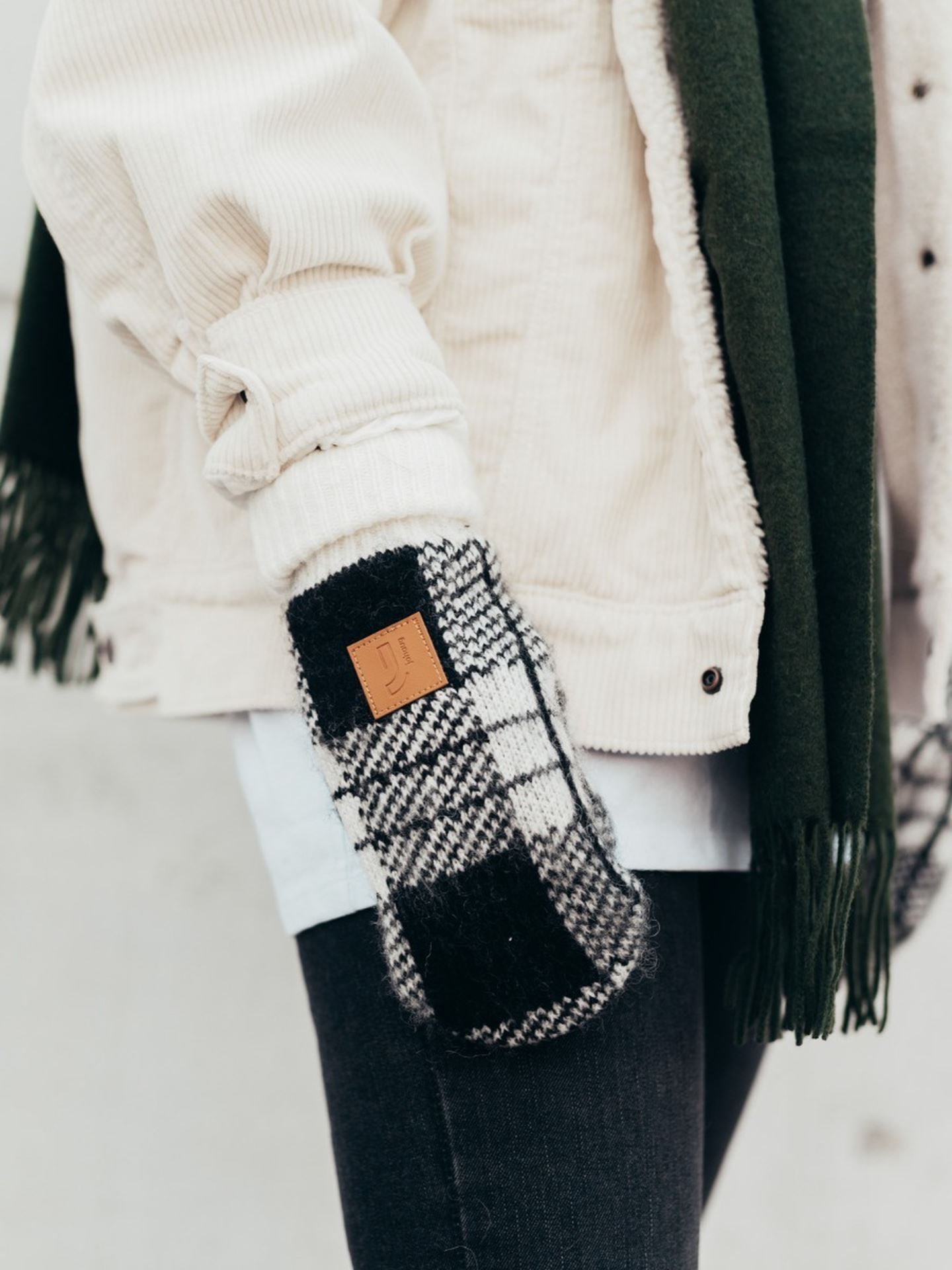 Lumber Woolmix Mitten
