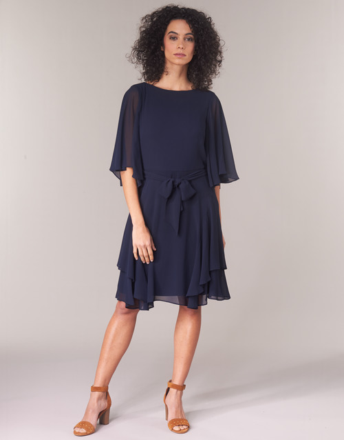 Lauren Ralph Lauren - NAVY-3/4 SLEEVE-DAY DRESS Marino