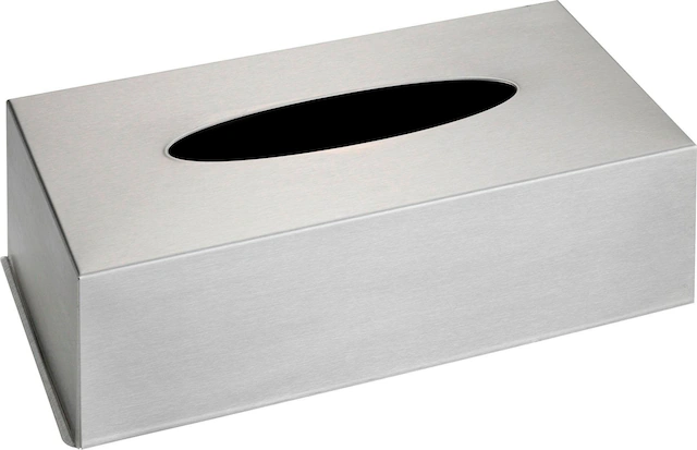 WENKO Kosmetikbox für Kosmetiktücher, Edelstahl