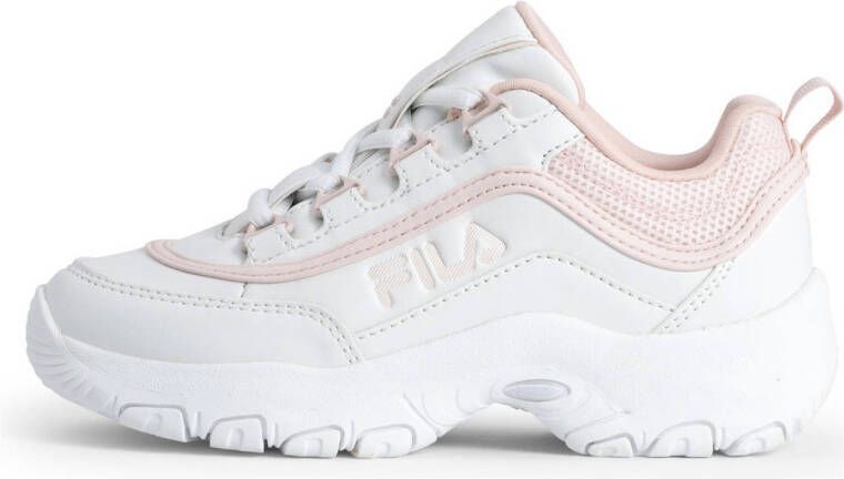 Fila Strada sneakers wit lichtroze
