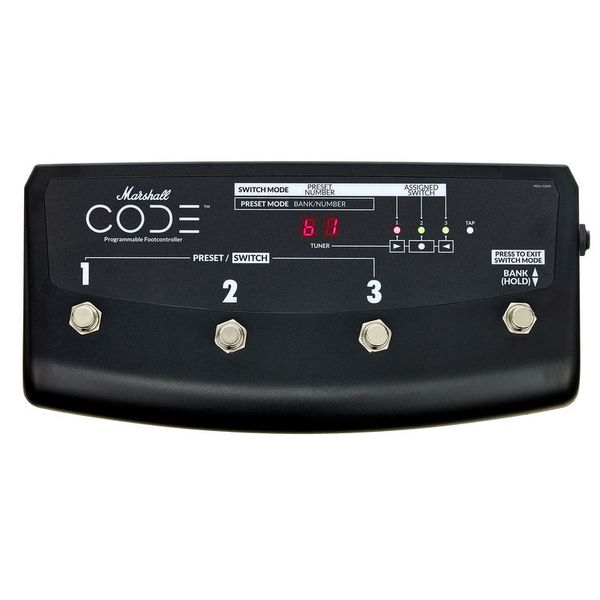 Marshall Footswitch Code Serie