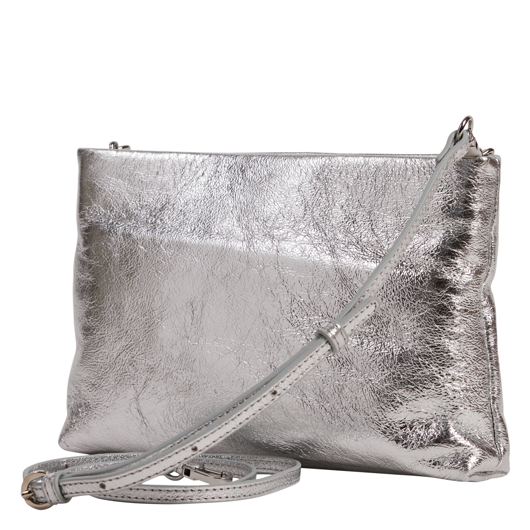 MOLLY - Pochette en cuir | Gris