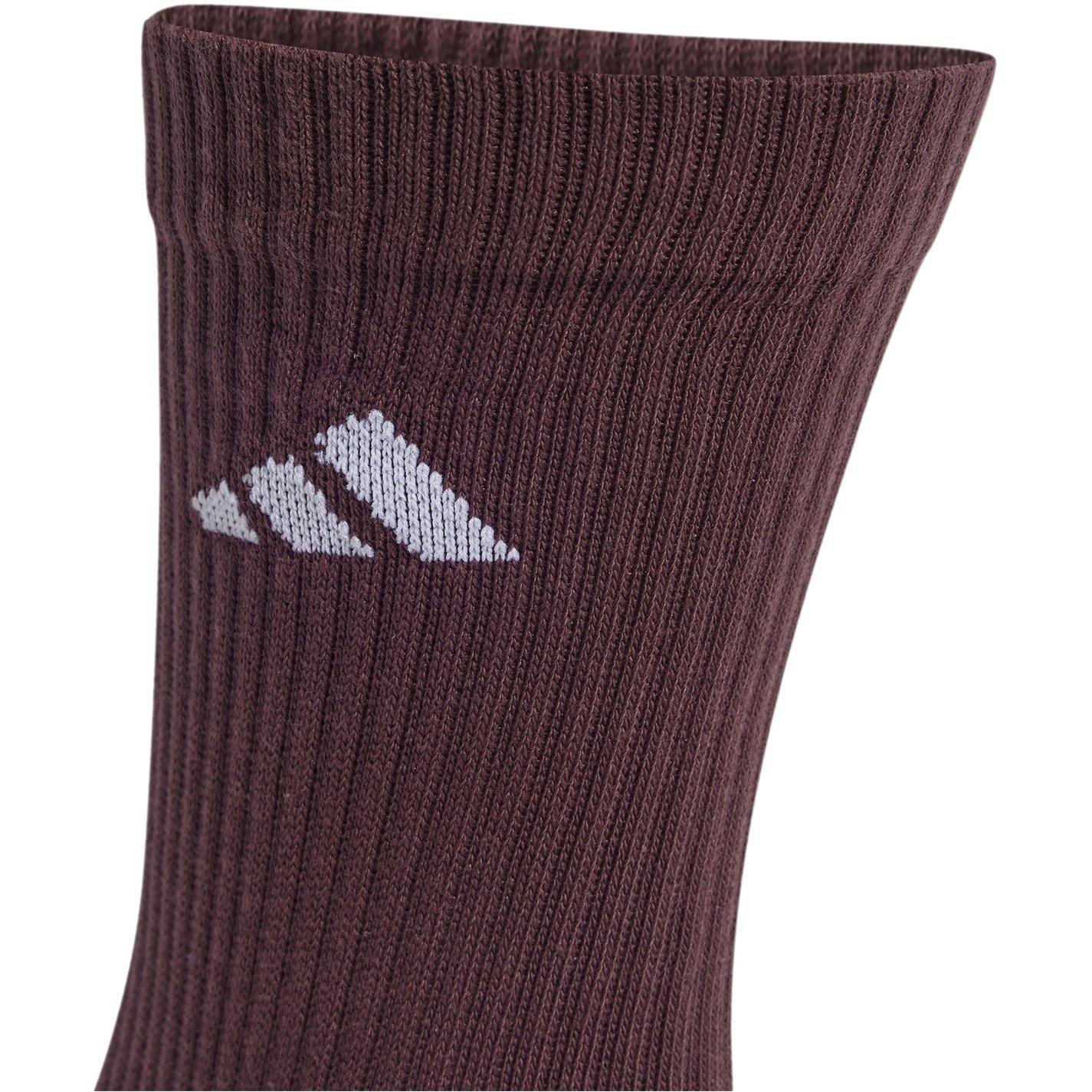 adidas 6 Pack Logo Crew Socks Adults