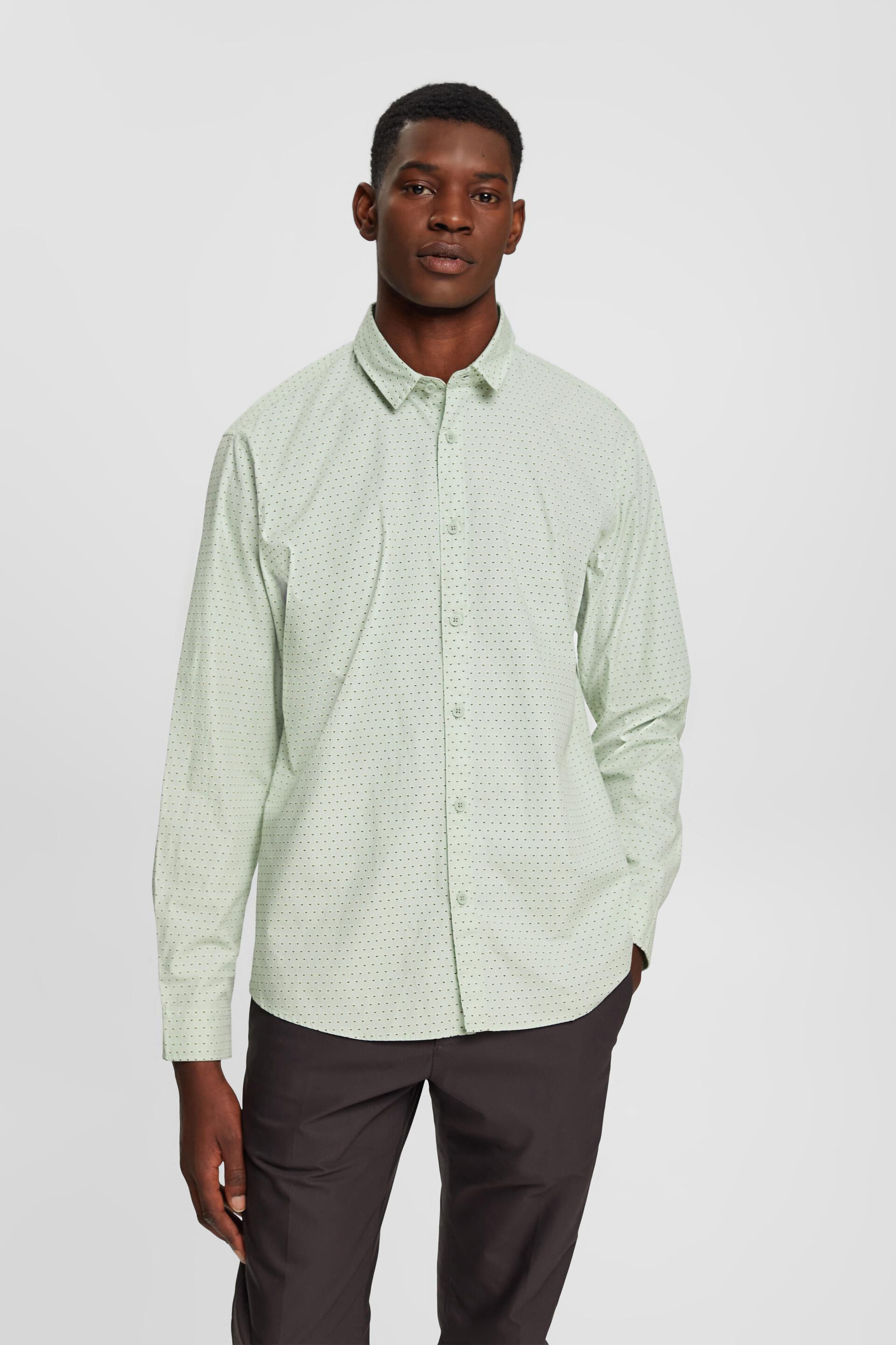 Chemise Slim Fit à imprimé cœurs
