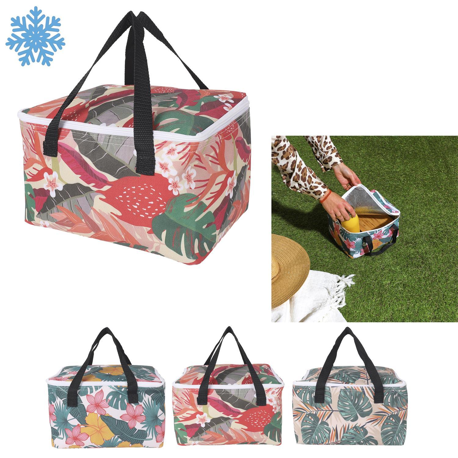 LUNCH BAG TROPICAL 24X18X13.5CM