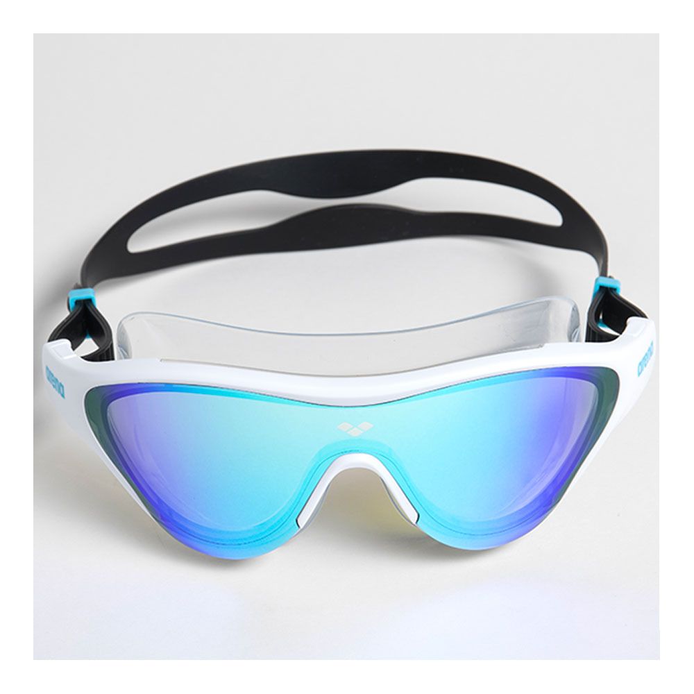 Arena THE ONE MASK MIRROR - Masque de natation blue/white/black