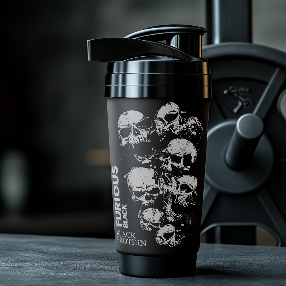BLACK-PROTEIN Shaker FURIOUS BLACK Noir 700 mL