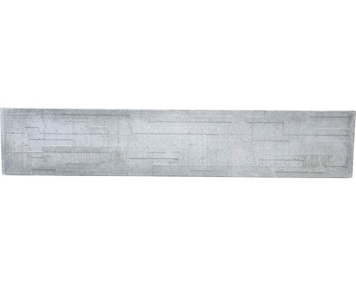 Betonnen schuttingpaneel standaard Tetris 200 x 38,5 x 3,5 cm grijs