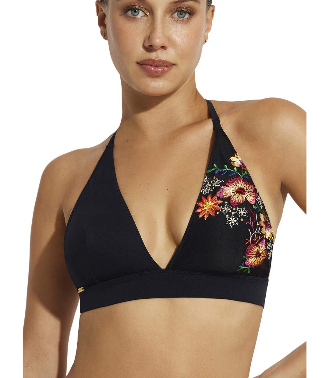 Haut maillot de bain triangle préformé dos nu Julieta Selmark Mare