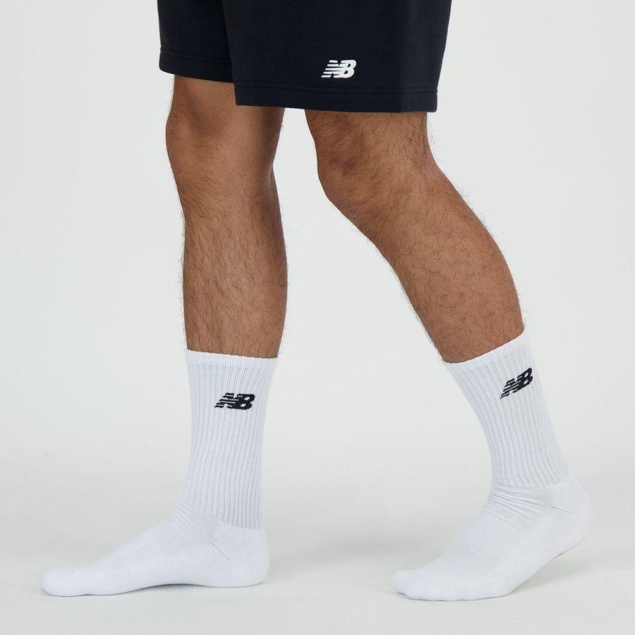New Balance Chaussettes Everyday Crew Pack de 3 - Blanc