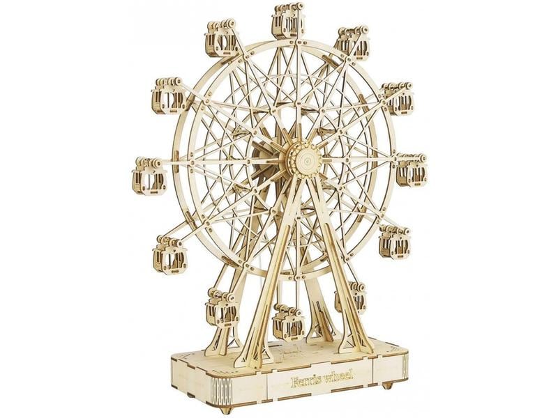 Pichler Bausatz Riesenrad Musicbox Riesenrad 3D Puzzle aus Holz