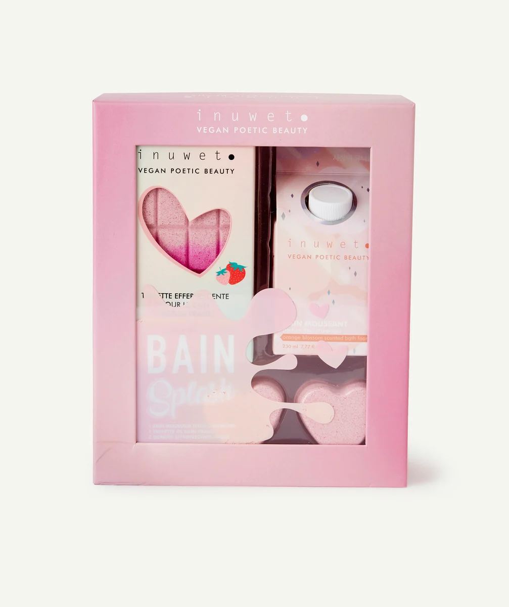 INUWETCOFFRET SPLASH BAIN FRAISE