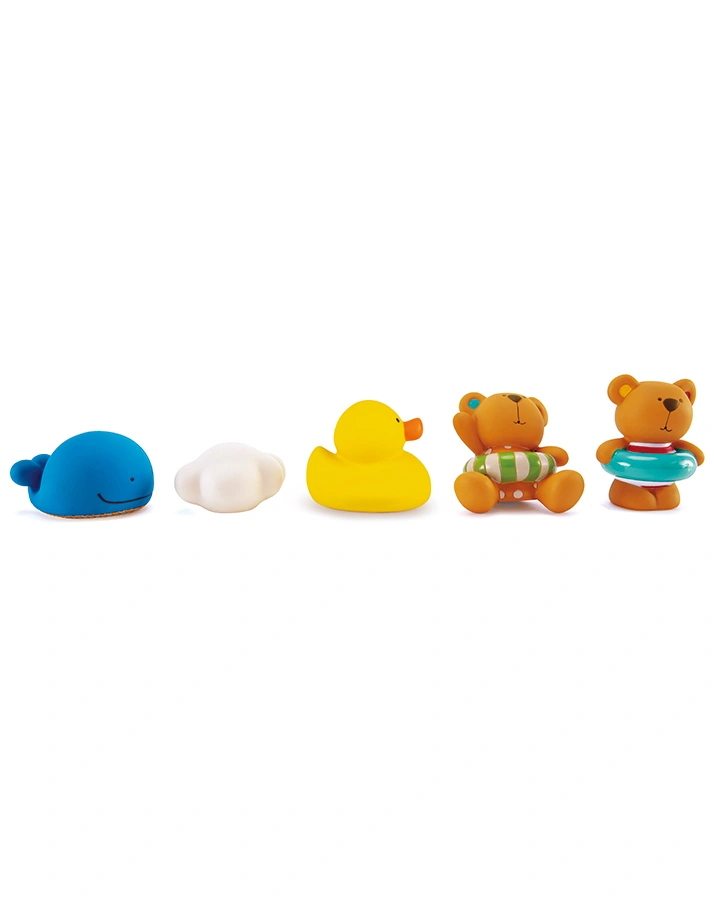 Badewannenspielzeug TEDDY UND SEINE FREUNDE 5-teilig